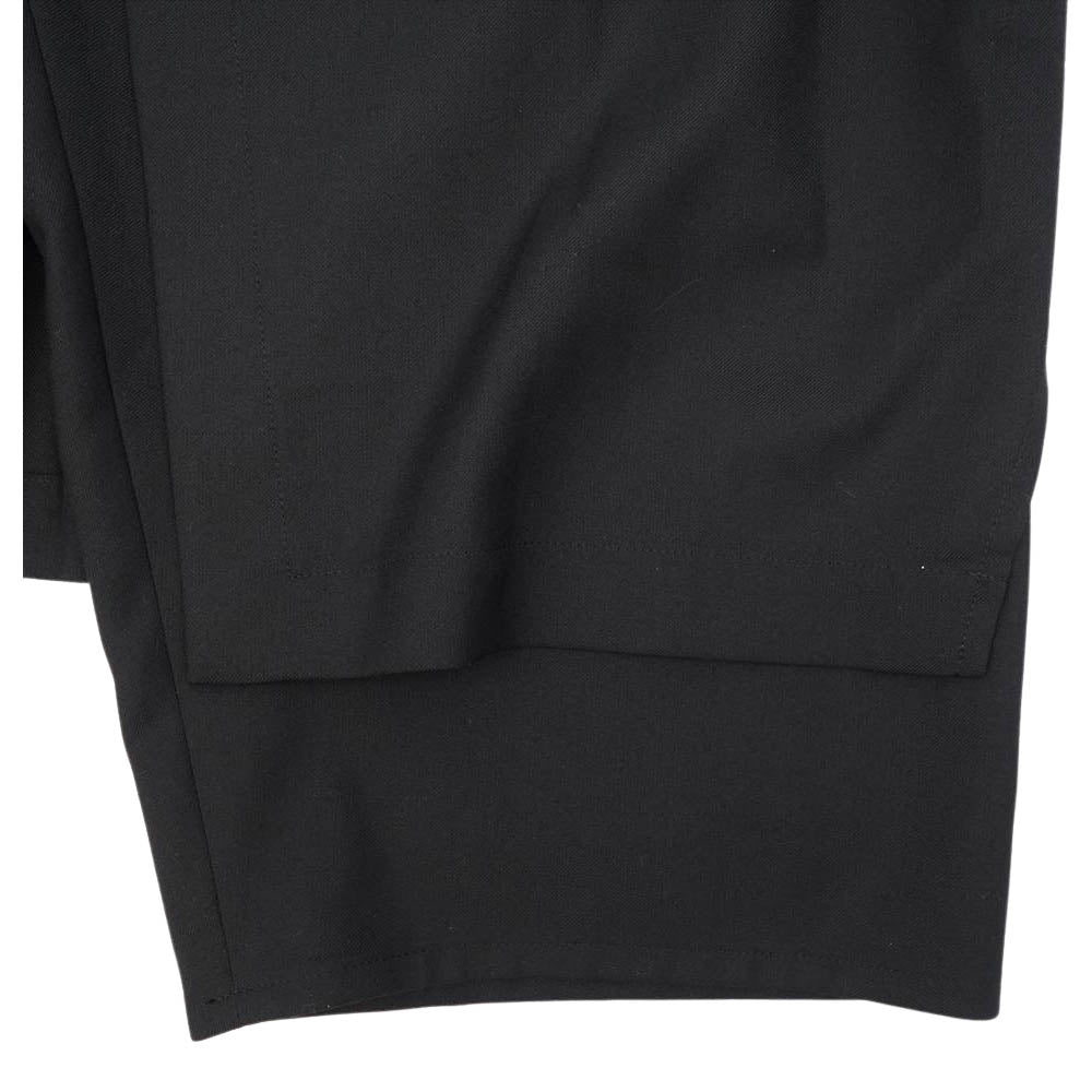Yohji Yamamoto ヨウジヤマモト GroundY GA-P01-100 T/W Gabardine Wrap Pants type1 TWギャバジン ラップ パンツ ブラック系 3【美品】【中古】