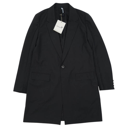 Yohji Yamamoto ヨウジヤマモト GroundY GG-J02-100 T/W Gabardine 1B Jacket TWギャバジン ロング ジャケット ブラック系 3【新古品】【未使用】【中古】