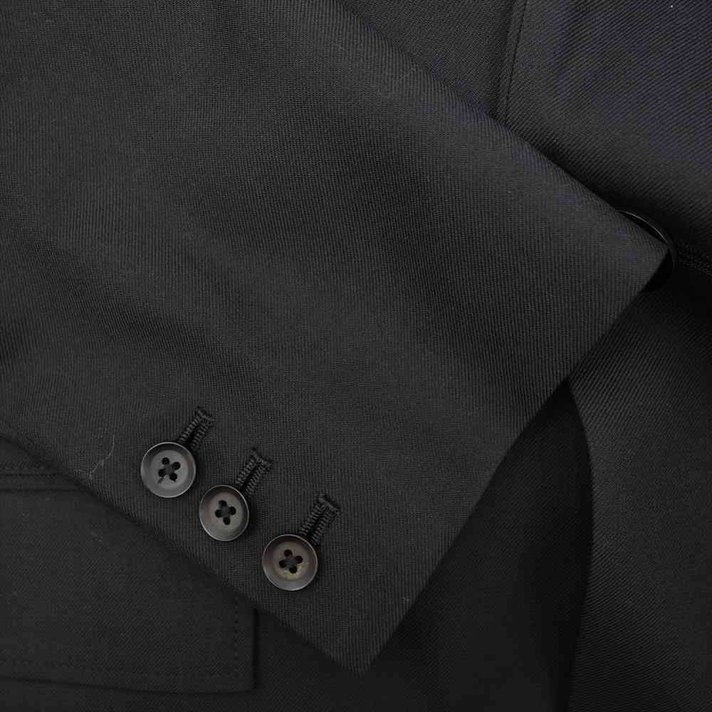 Yohji Yamamoto ヨウジヤマモト GroundY GG-J02-100 T/W Gabardine 1B Jacket TWギャバジン ロング ジャケット ブラック系 3【新古品】【未使用】【中古】