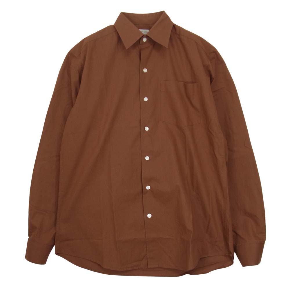 DRIES VAN NOTEN ドリスヴァンノッテン 長袖シャツ ブラウン系 46【中古】