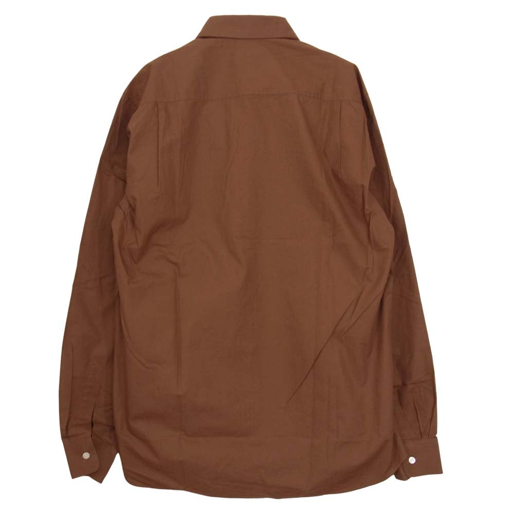 DRIES VAN NOTEN ドリスヴァンノッテン 長袖シャツ ブラウン系 46【中古】