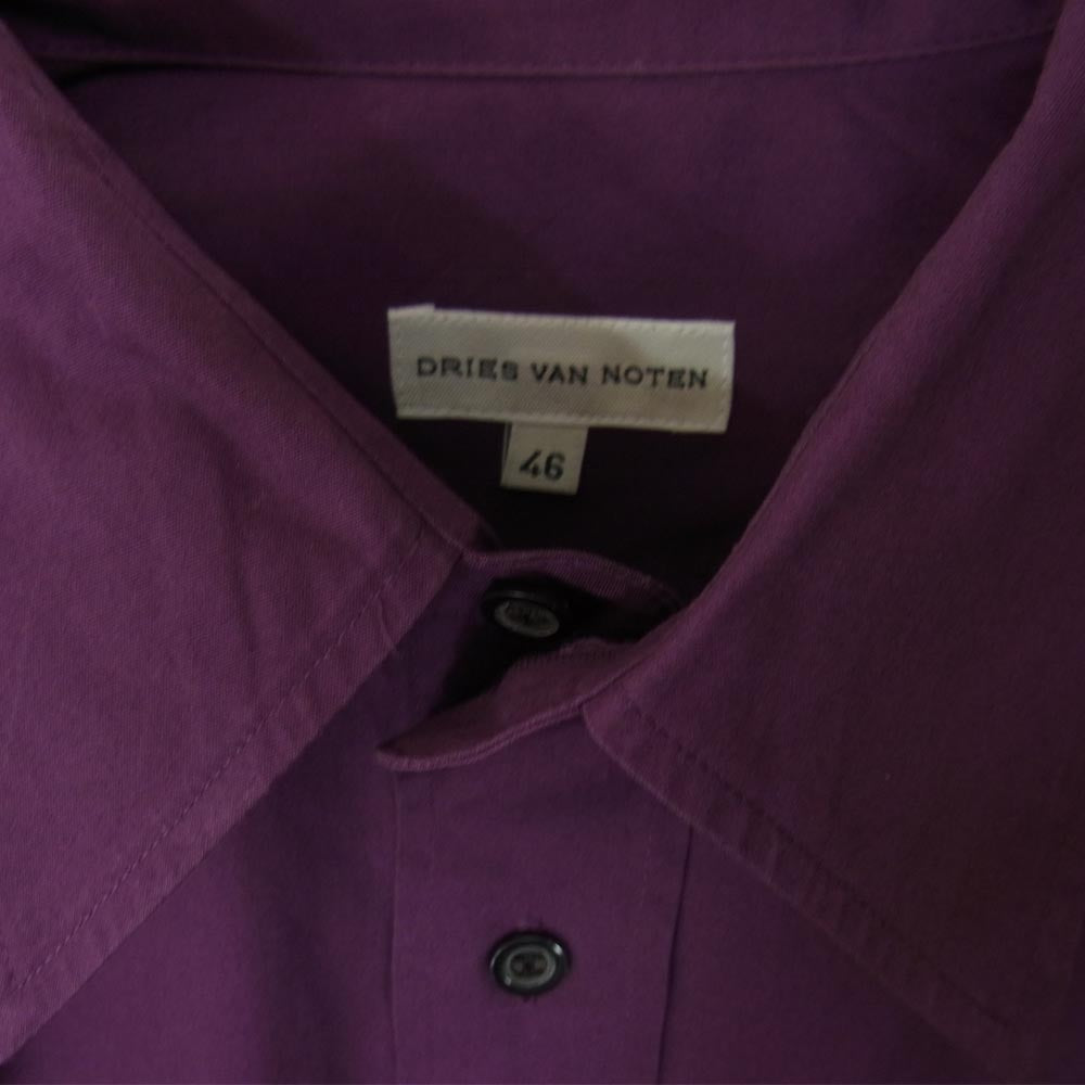 DRIES VAN NOTEN ドリスヴァンノッテン 長袖シャツ パープル系 46【中古】