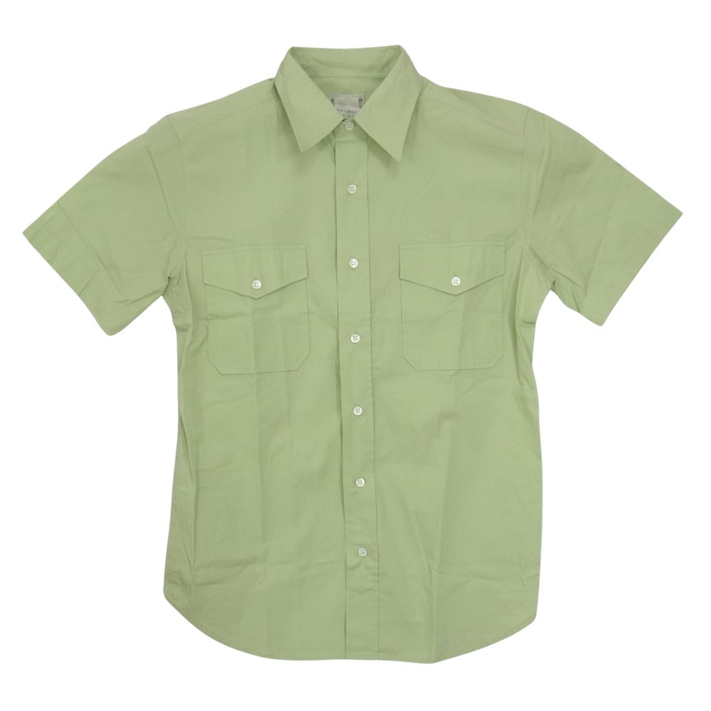 DRIES VAN NOTEN ドリスヴァンノッテン 2ポケット 半袖シャツ ライトグリーン系 50【中古】