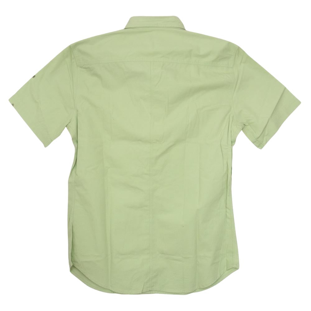 DRIES VAN NOTEN ドリスヴァンノッテン 2ポケット 半袖シャツ ライトグリーン系 50【中古】