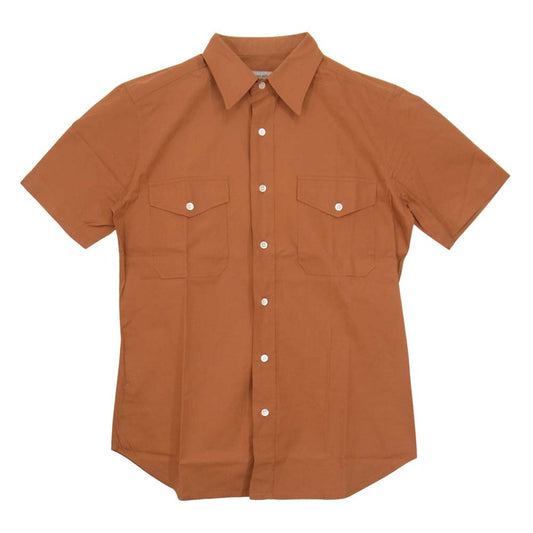 DRIES VAN NOTEN ドリスヴァンノッテン 2ポケット 長袖シャツ オレンジ系 50【中古】