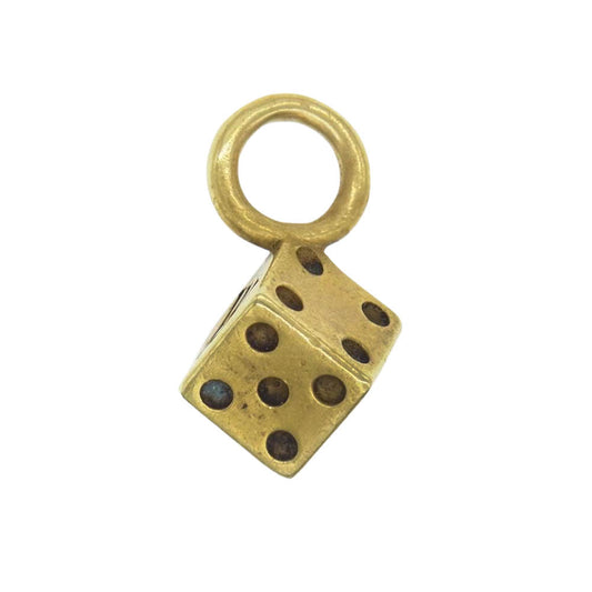 WEIRDO ウィアード DICE PENDANT TOP ダイス ペンダント トップ チャーム 真鍮【中古】