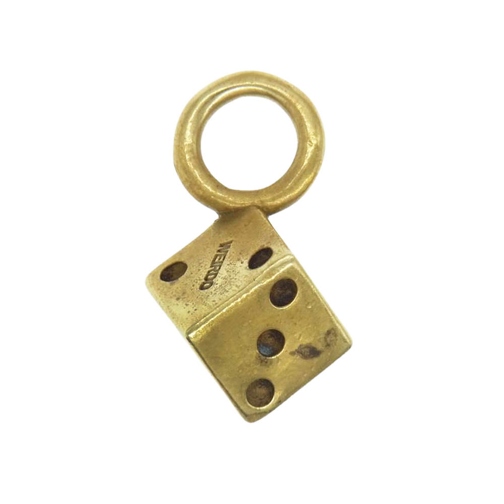 WEIRDO ウィアード DICE PENDANT TOP ダイス ペンダント トップ チャーム 真鍮【中古】