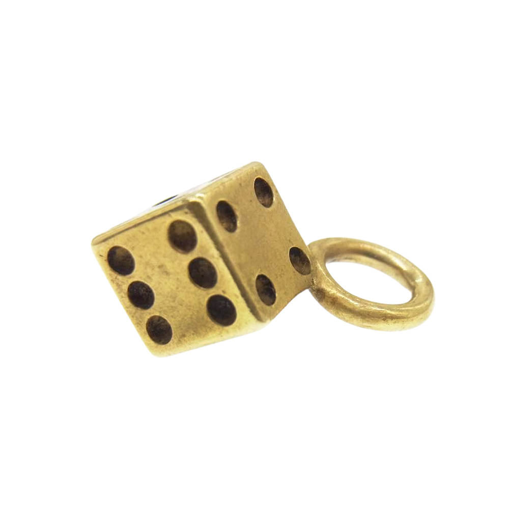WEIRDO ウィアード DICE PENDANT TOP ダイス ペンダント トップ チャーム 真鍮【中古】