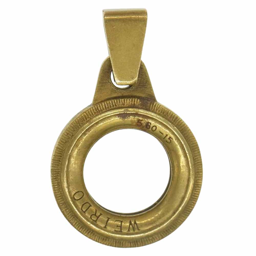 WEIRDO ウィアード BIAS PENDANT TOP バイアス ホイール ペンダント トップ チャーム  ブラスカラー【中古】