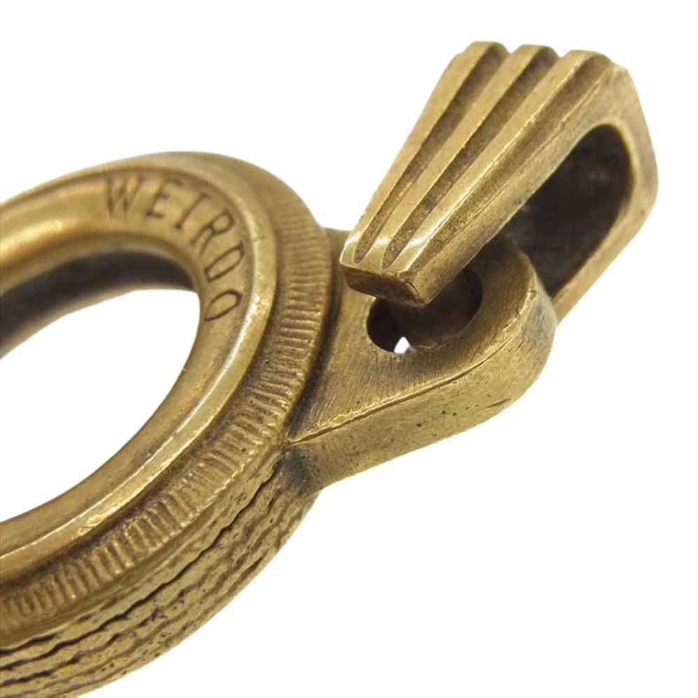 WEIRDO ウィアード BIAS PENDANT TOP バイアス ホイール ペンダント トップ チャーム  ブラスカラー【中古】