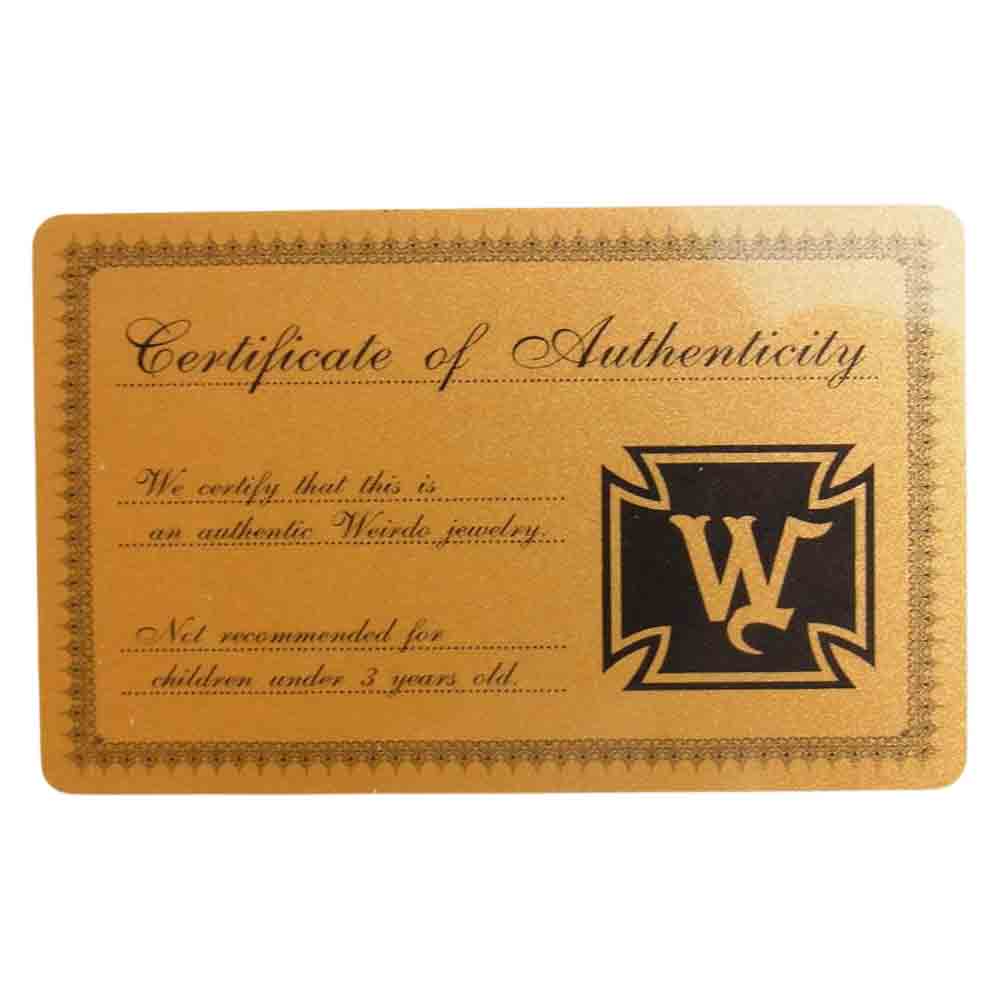 WEIRDO ウィアード NUT-CHAIN ナット フック チェーン ネックレス シルバー系【中古】