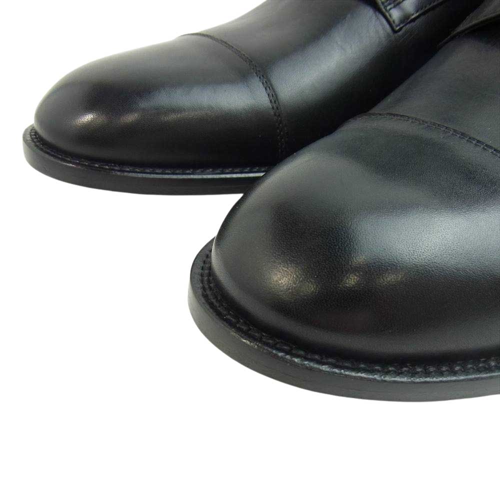 アンドレアフェリ G40 サイドジップ キャップトゥ レースアップ ブーツ ブラック系 43【新古品】【未使用】【中古】