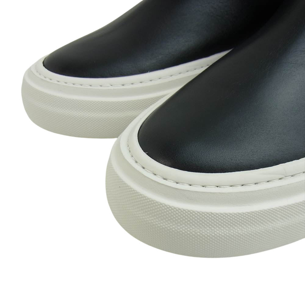 ATTACHMENT アタッチメント AA12-202 COW LEATHER BACK ZIP SNEAKERS カウレザー バックジップ スニーカー ブーツ ブラック系 43【新古品】【未使用】【中古】