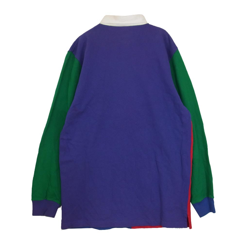 RALPH LAUREN ラルフローレン ヴィンテージ 80s 緑タグ ラガー シャツ マルチカラー系 XL【中古】