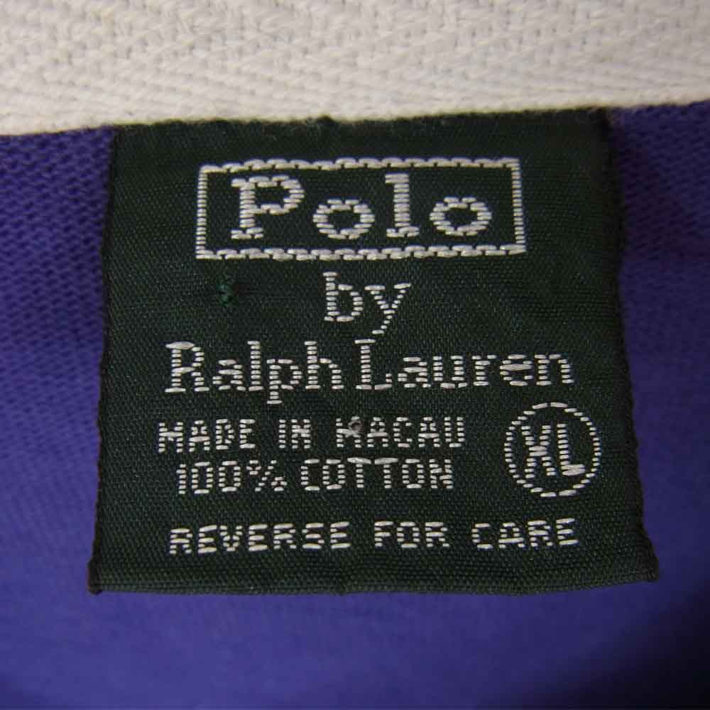 RALPH LAUREN ラルフローレン ヴィンテージ 80s 緑タグ ラガー シャツ マルチカラー系 XL【中古】