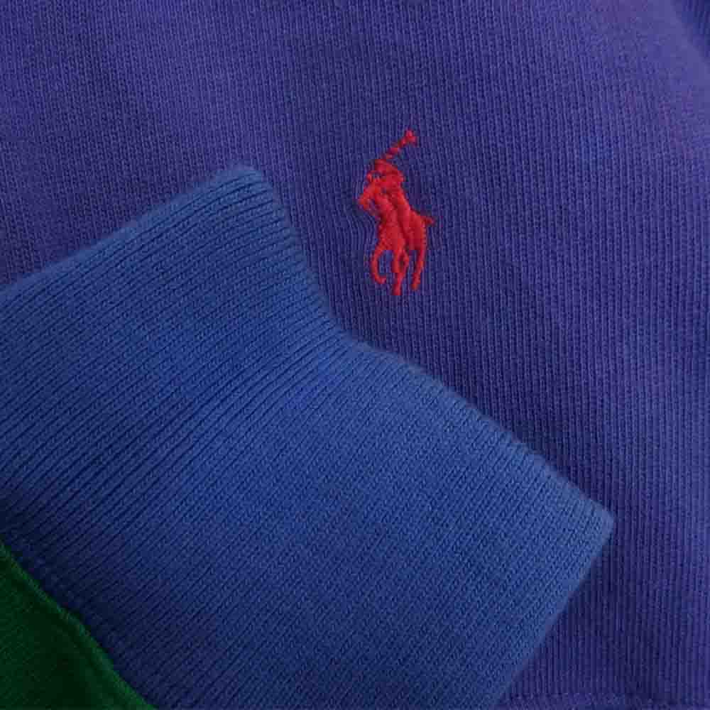 RALPH LAUREN ラルフローレン ヴィンテージ 80s 緑タグ ラガー シャツ マルチカラー系 XL【中古】