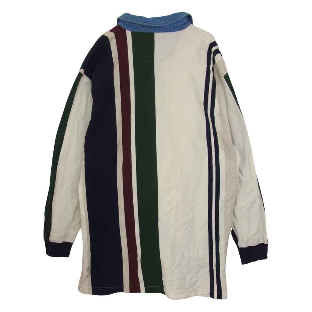 RALPH LAUREN ラルフローレン ヴィンテージ 90s CHAPS 長袖 ポロシャツ マルチカラー系 XL【中古】