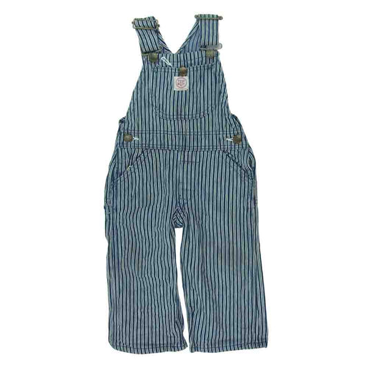 タフナット ヴィンテージ 50s KIDS キッズ 子供用 幼児用 オーバーオール ネイビー系 ホワイト系【中古】