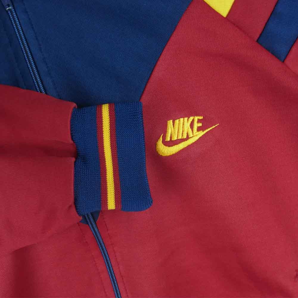 NIKE ナイキ 70s 後期 オレンジ TM タグ トラック ジャケット ジャージ 台湾製 レッド系 ネイビー系 M【中古】