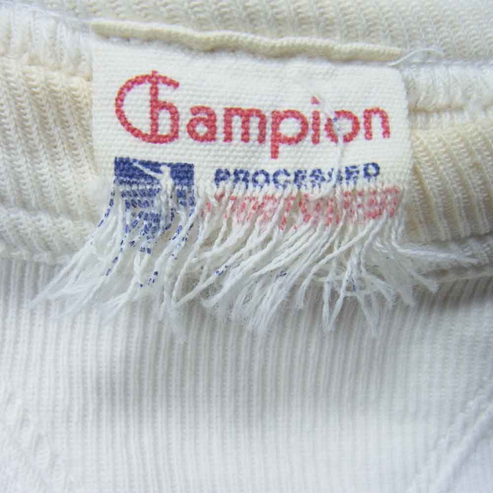 Champion チャンピオン ヴィンテージ 50s 60s ランナーズ タグ ランタグ 両V ガゼット スウェット ホワイト系 表記無し【中古】