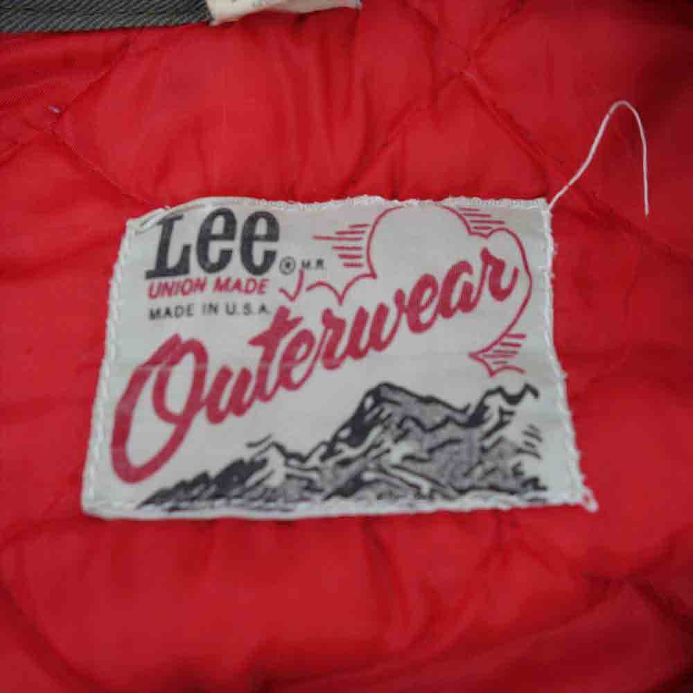 Lee リー ヴィンテージ 70s USA製 キルティングライナー オールインワン ツナギ カーキ系【中古】
