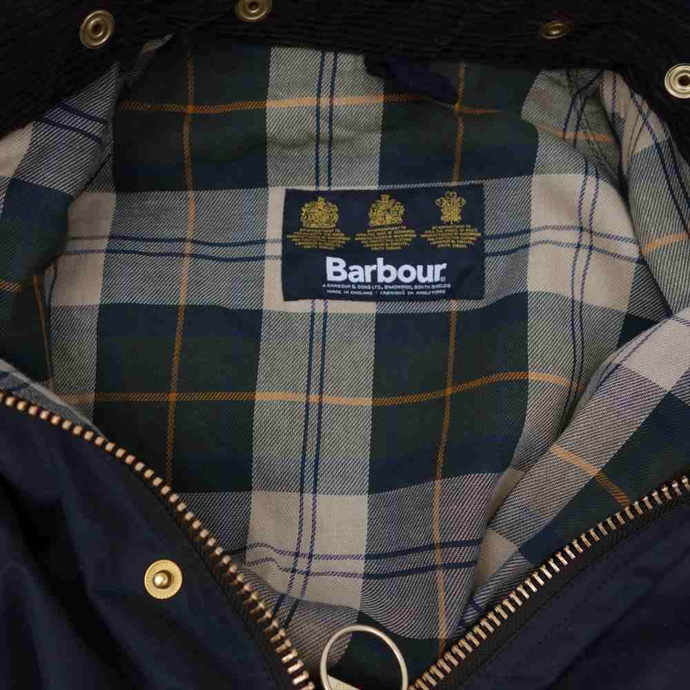 Scye サイ MWX1960SG91 BARBOUR バブアー United Arrows ユナイテッドアローズ Waxed Cotton Adjustable Coat オイルド クロス コート モスグリーン系 38【新古品】【未使用】【中古】