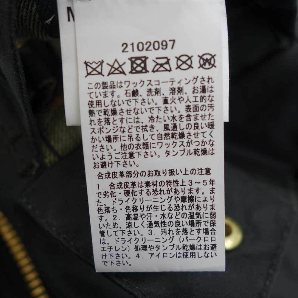 Scye サイ MWX1960SG91 BARBOUR バブアー United Arrows ユナイテッドアローズ Waxed Cotton Adjustable Coat オイルド クロス コート モスグリーン系 38【新古品】【未使用】【中古】