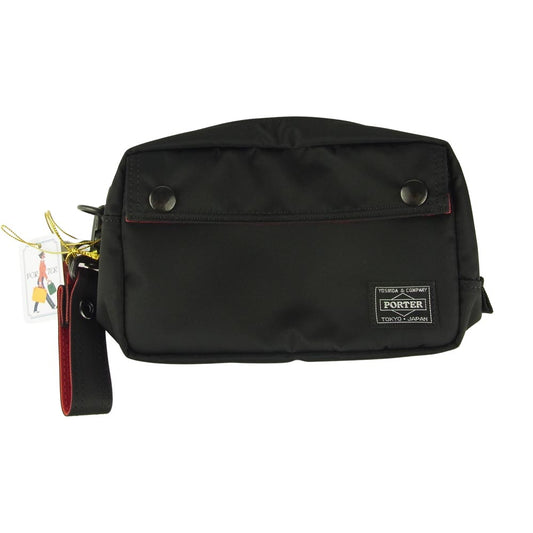 PORTER ポーター 383-09153 ポーチ オーガナイザー バッグインバッグ エルファイン 383-08184 ベルトループ キーホルダー セット ブラック系【新古品】【未使用】【中古】