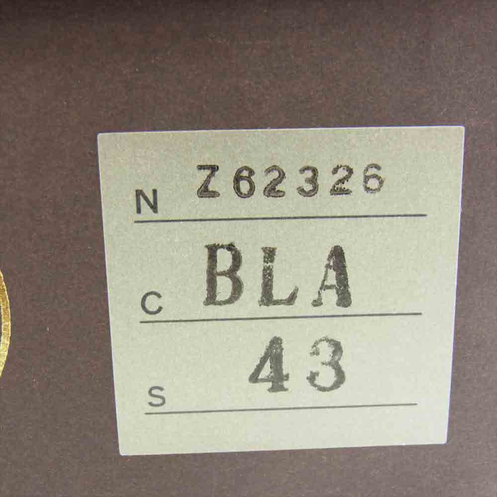 アルジス クリスタ 62326 シャークソール 7アイレット レースアップ サイドジップ ブーツ ブラック系 43【新古品】【未使用】【中古】