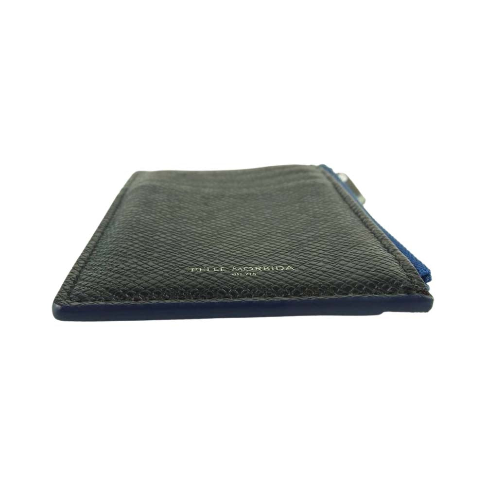 PELLE MORBIDA BA315-薄マチミニウォレット（BLACK） ペッレ モルビダ PELLE MORBIDA ペッレモルビダ 財布 二つ折り財布 本