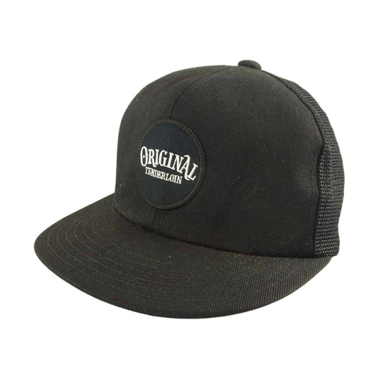 TENDERLOIN テンダーロイン T-TRUCKER CAP MESH ロゴワッペン メッシュ トラッカー キャップ ブラック系【中古】