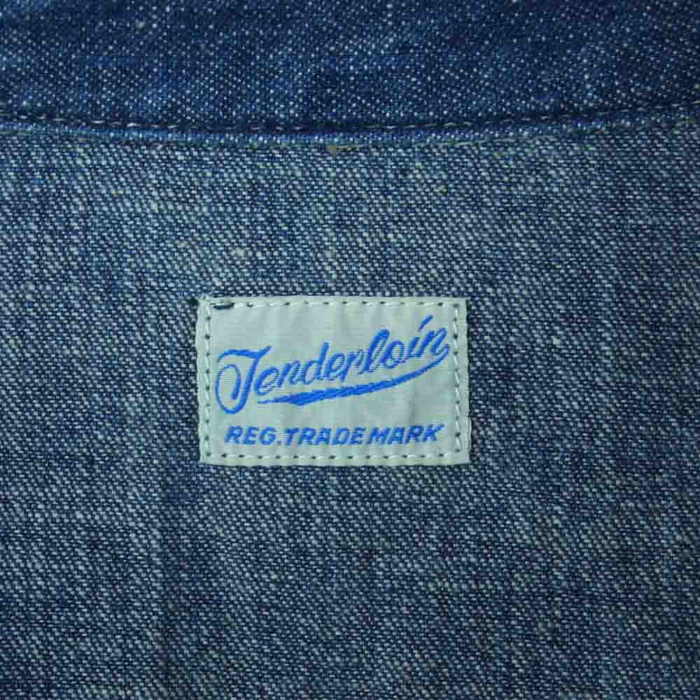 TENDERLOIN テンダーロイン T-DENIM SHT デニム 長袖 シャツ インディゴブルー系 S【中古】