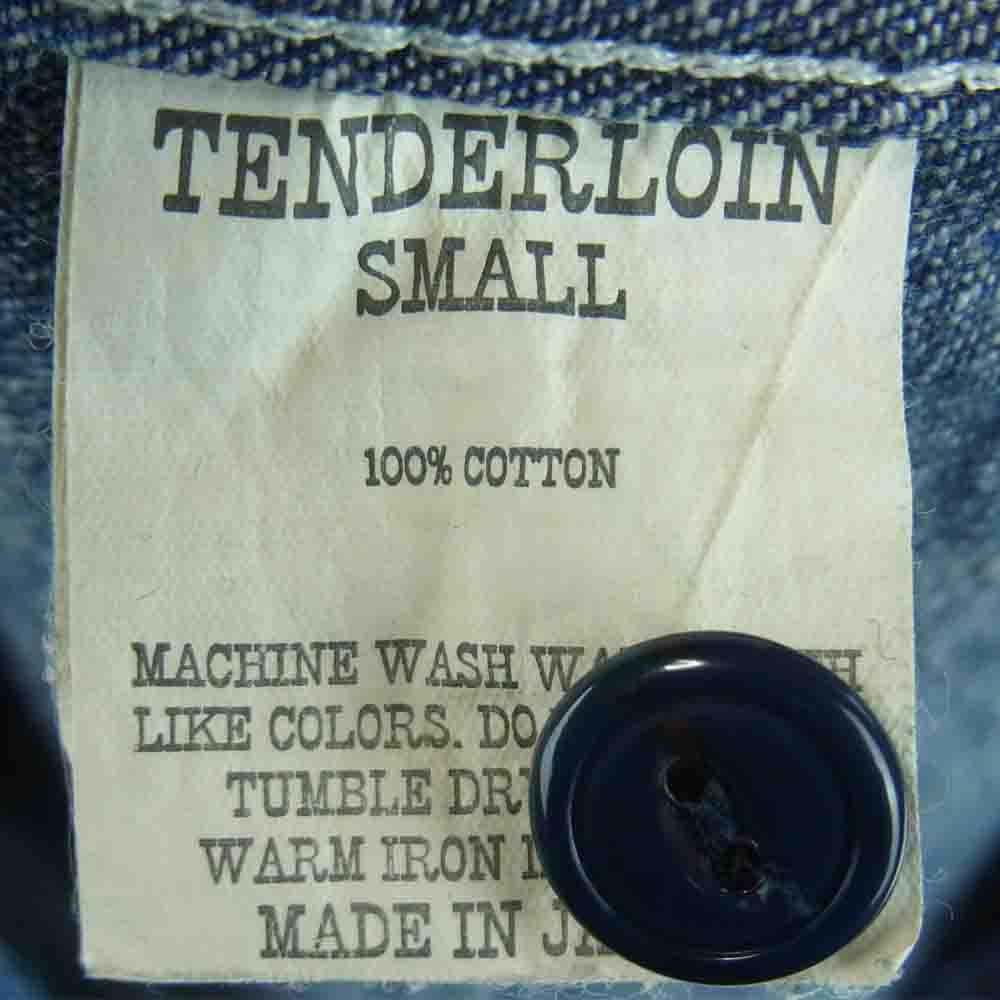 TENDERLOIN テンダーロイン T-DENIM SHT デニム 長袖 シャツ インディゴブルー系 S【中古】