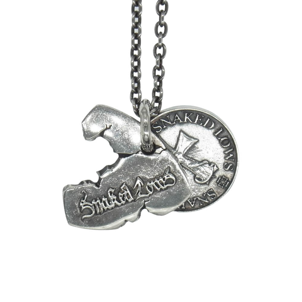 DEAL DESIGN ディールデザイン SNAKED LOWS BURST PICK スネイキッドロウズ バーストピック ネックレス シルバー系【中古】