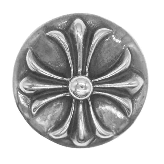 CHROME HEARTS クロムハーツ（原本無） HAIRBAND CHクロスボール ヘアゴム コンチョ シルバー系【中古】