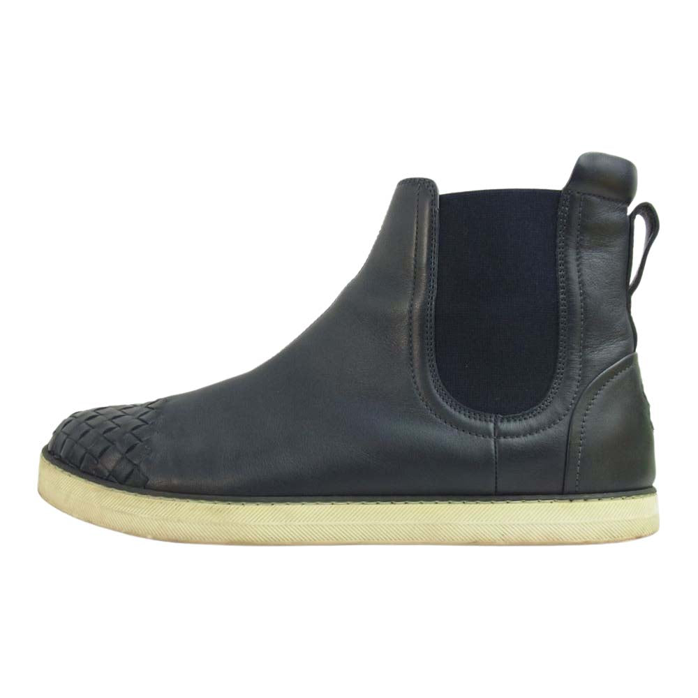 BOTTEGAVENETA ボッテガヴェネタ レザー スニーカー ネイビー系 41【中古】