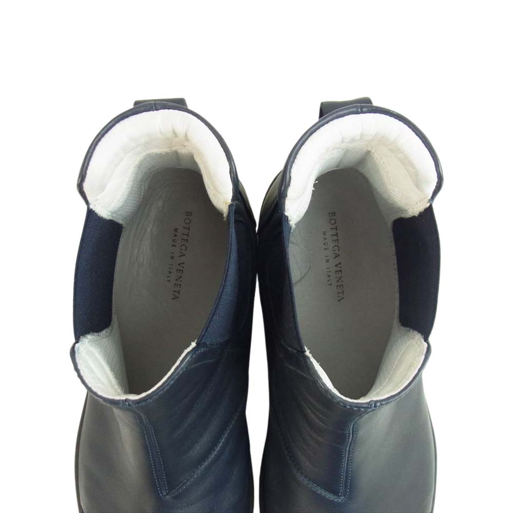 BOTTEGAVENETA ボッテガヴェネタ レザー スニーカー ネイビー系 41【中古】