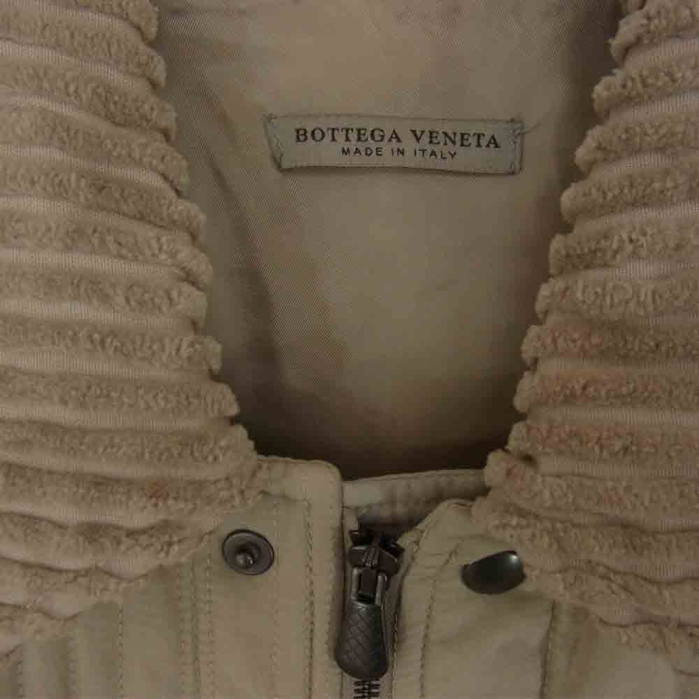 BOTTEGAVENETA ボッテガヴェネタ 襟コーデュロイ 中綿 ジャケット ベージュ系 48【中古】