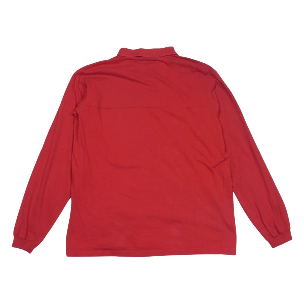 patagonia パタゴニア Rマークタグ 長袖 ポロシャツ レッド系 XL【中古】
