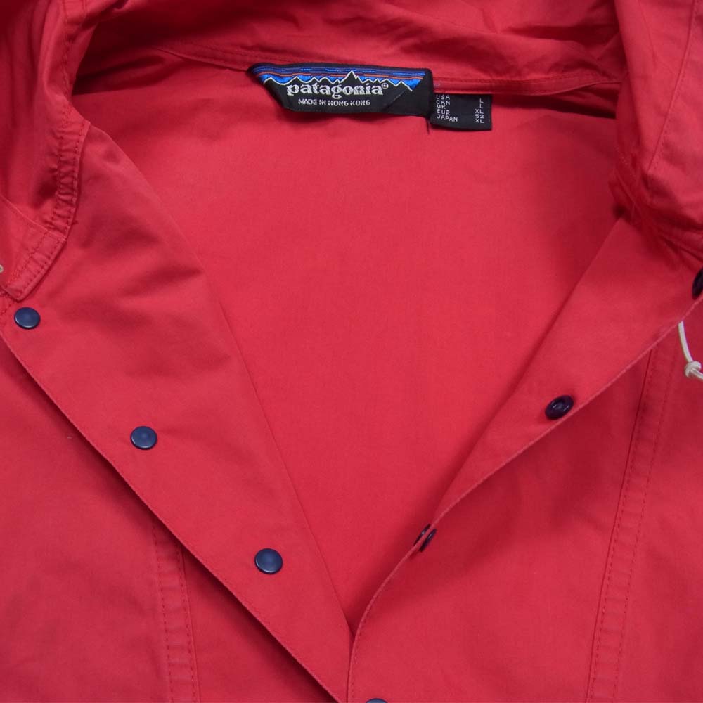 patagonia パタゴニア Rマークタグ 三角タグ アノラック ジャケット レッド系 XL【中古】