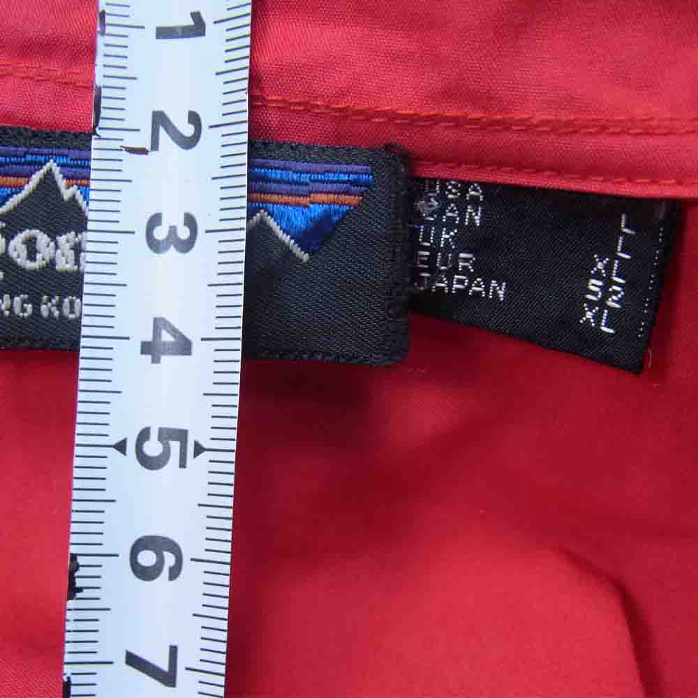 patagonia パタゴニア Rマークタグ 三角タグ アノラック ジャケット レッド系 XL【中古】