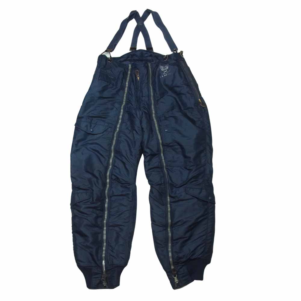 アメリカ空軍 ヴィンテージ 50s D-1A フライト 防寒 フライング オーバン パンツ ネイビー系 38【中古】