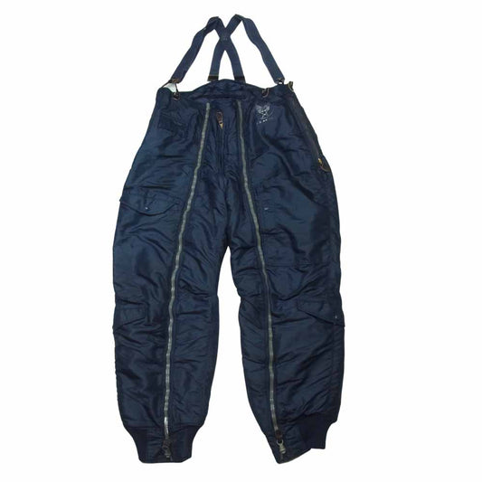 アメリカ空軍 ヴィンテージ 50s D-1A フライト 防寒 フライング オーバン パンツ ネイビー系 38【中古】