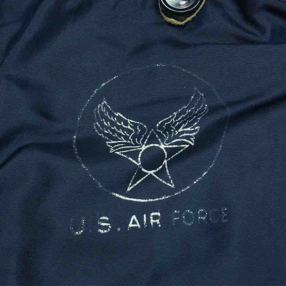 アメリカ空軍 ヴィンテージ 50s D-1A フライト 防寒 フライング オーバン パンツ ネイビー系 38【中古】
