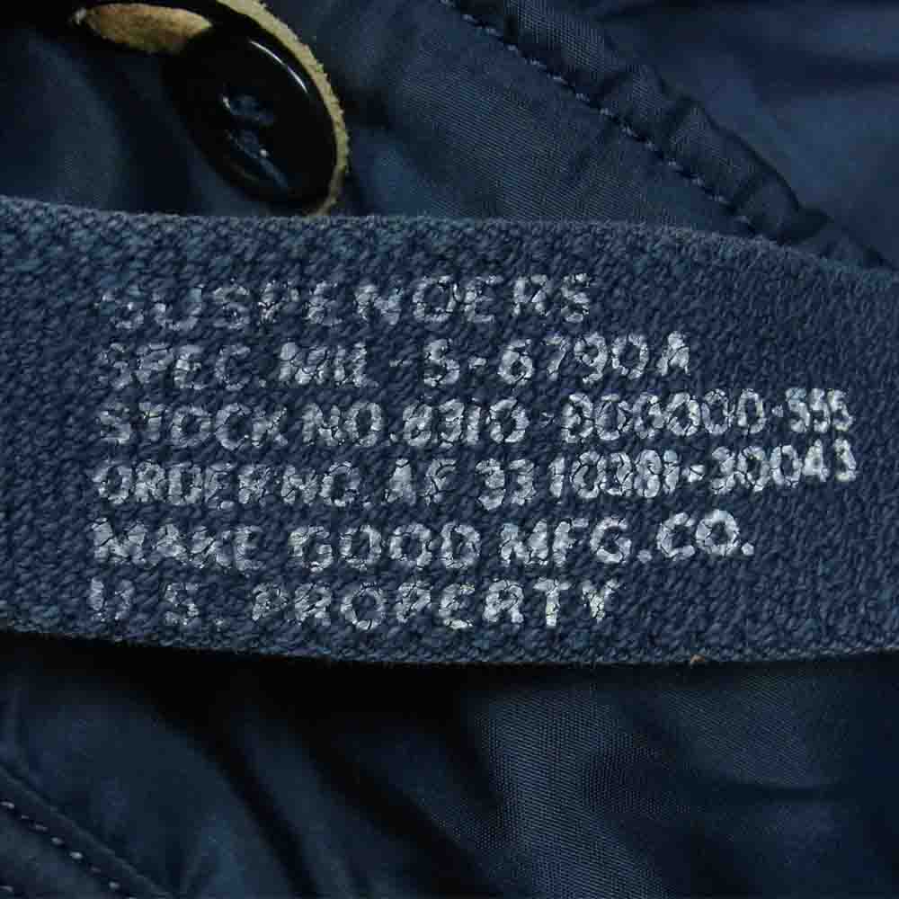 アメリカ空軍 ヴィンテージ 50s D-1A フライト 防寒 フライング オーバン パンツ ネイビー系 38【中古】