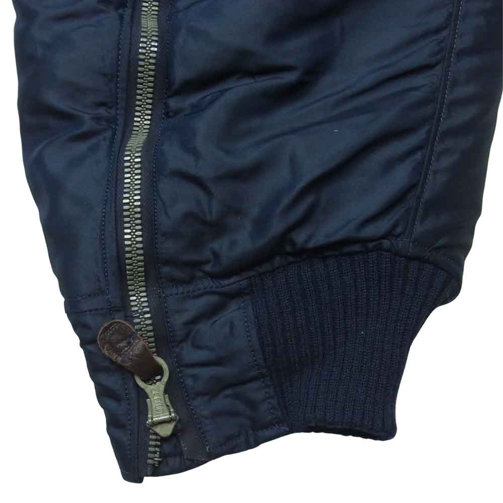 アメリカ空軍 ヴィンテージ 50s D-1A フライト 防寒 フライング オーバン パンツ ネイビー系 38【中古】