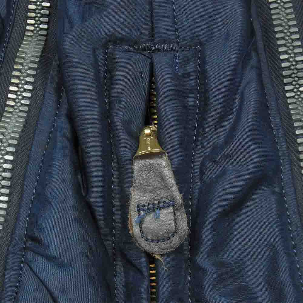 アメリカ空軍 ヴィンテージ 50s D-1A フライト 防寒 フライング オーバン パンツ ネイビー系 38【中古】