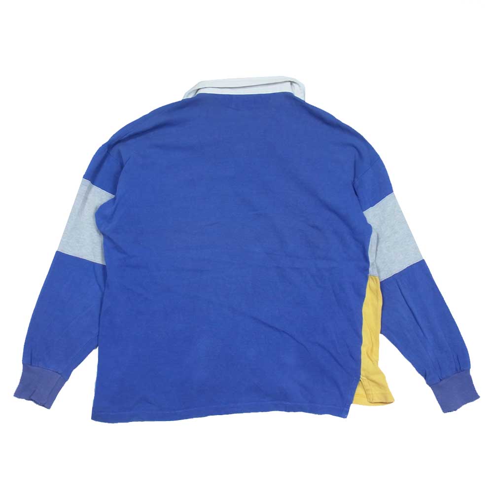 コカ・コーラ ヴィンテージ 90s ラガー シャツ ブルー系 イエロー系【中古】