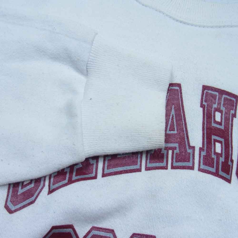 Champion チャンピオン ヴィンテージ 70s バータグ 50/50 ラグラン スウェット ホワイト系 L【中古】