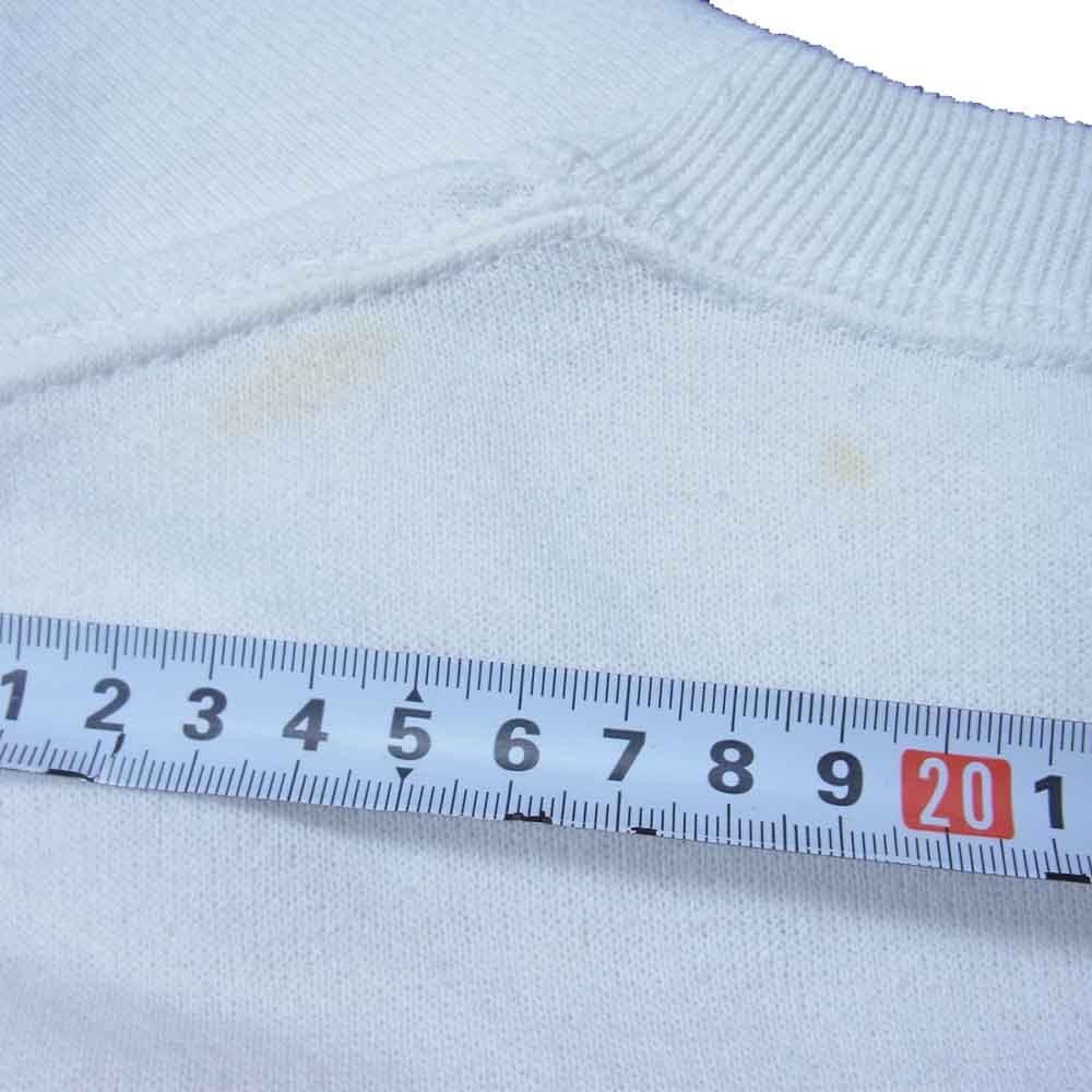 Champion チャンピオン ヴィンテージ 70s バータグ 50/50 ラグラン スウェット ホワイト系 L【中古】
